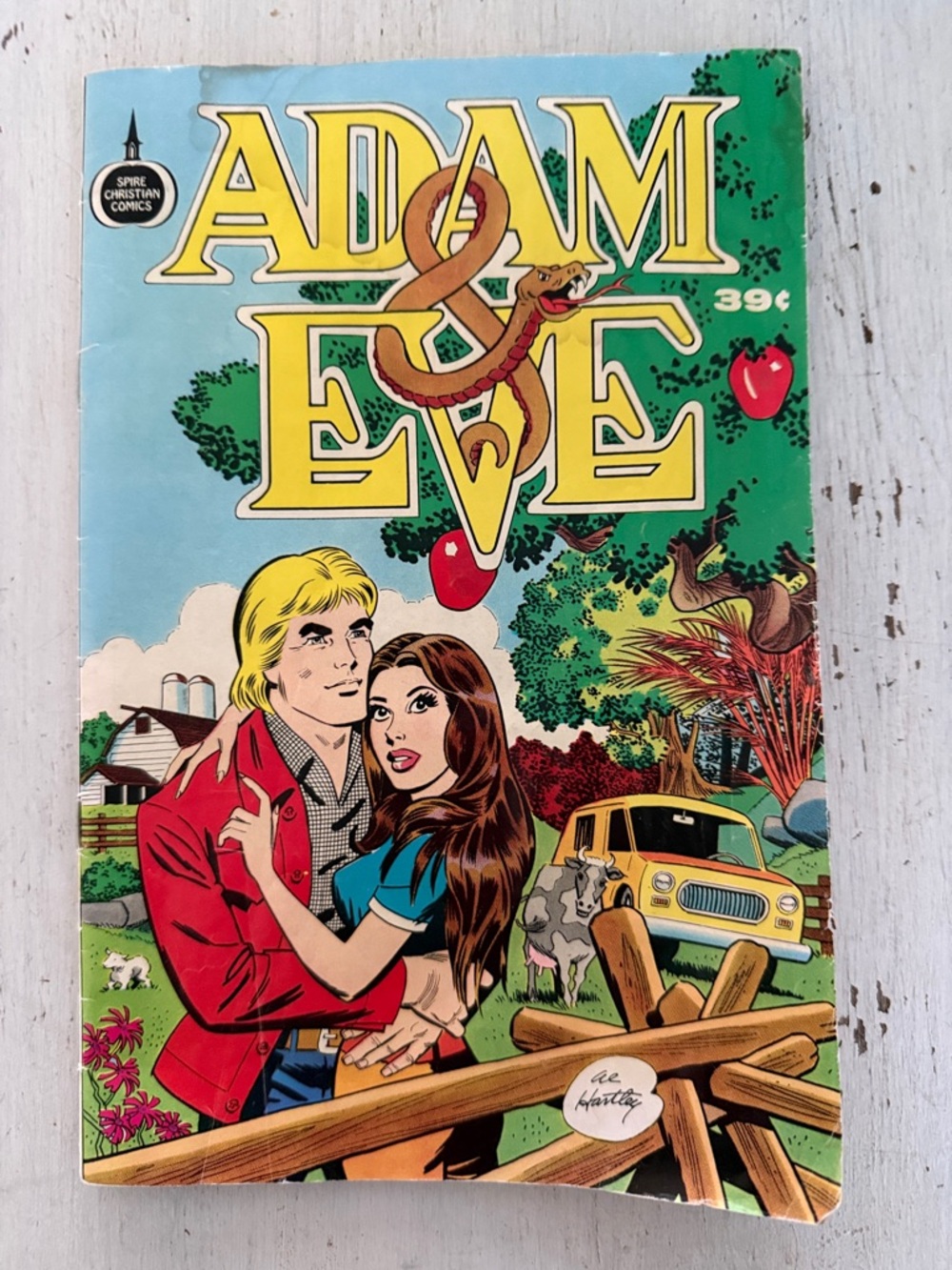 Adam & Eve Vintage Christian Comic Book - 1975